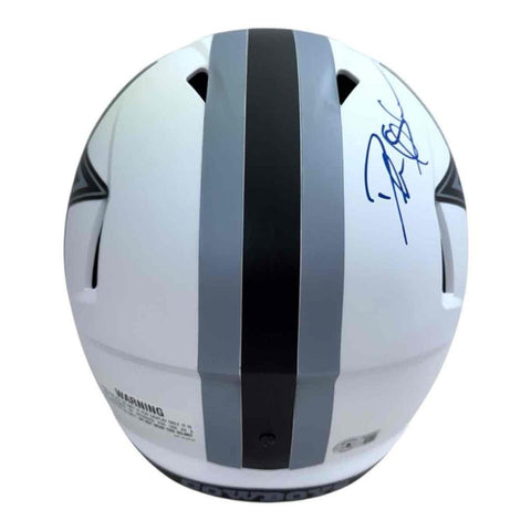 Deion Sanders Autographed Dallas Cowboys F/S Lunar Speed Helmet - Beckett