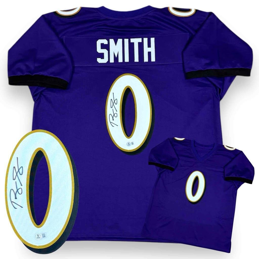 Roquan Smith Autographed Signed Jersey - Purple - Beckett Authenticated