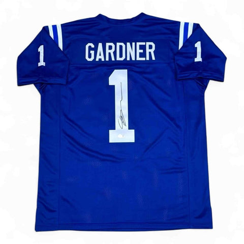 Sauce Gardner Autographed Jersey - Royal - Beckett Authenticated