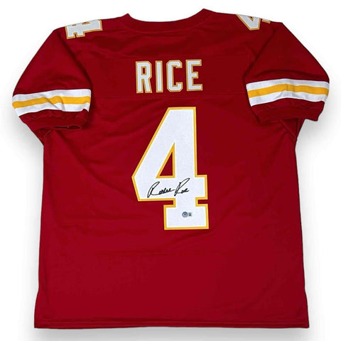 Rashee Rice Autographed SIGNED Jersey - Red - Beckett Authenticated