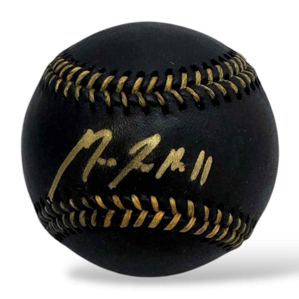 Jose Ramirez Autographed SIGNED Baseball with Display Case - Beckett