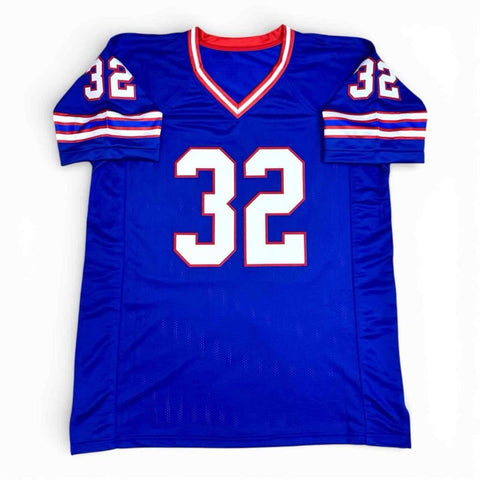 OJ Simpson Autographed Jersey with HOF - Royal - JSA Authenticated
