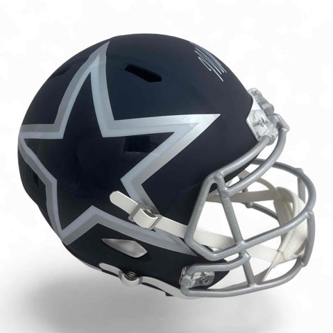 Cowboys Micah Parsons Autographed Signed Amp Speed Rep Helmet - Beckett