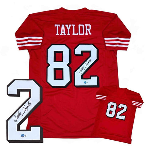 John Taylor Autographed Jersey - Red - Beckett Authenticated