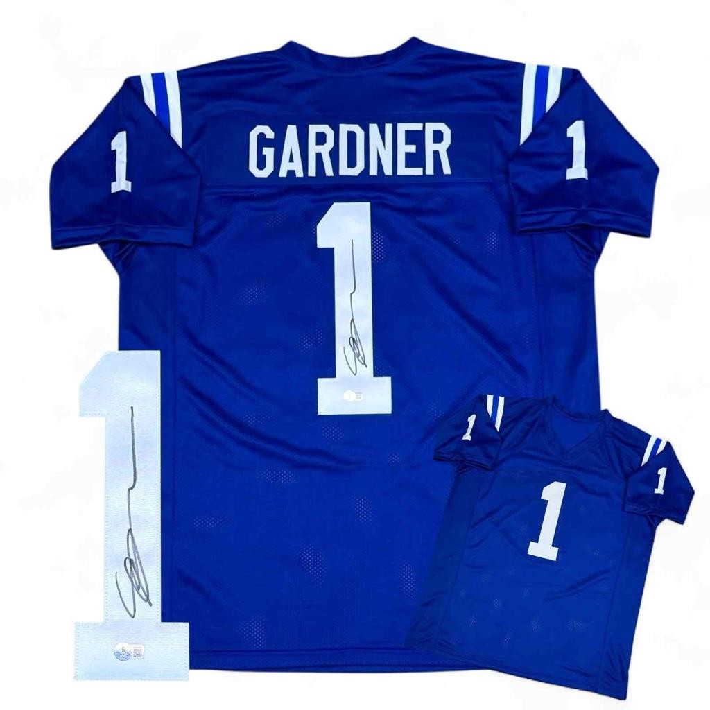 Sauce Gardner Autographed Jersey - Royal - Beckett Authenticated