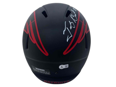Patriots Tedy Bruschi Autographed Signed Eclipse F/S Speed Helmet - Beckett