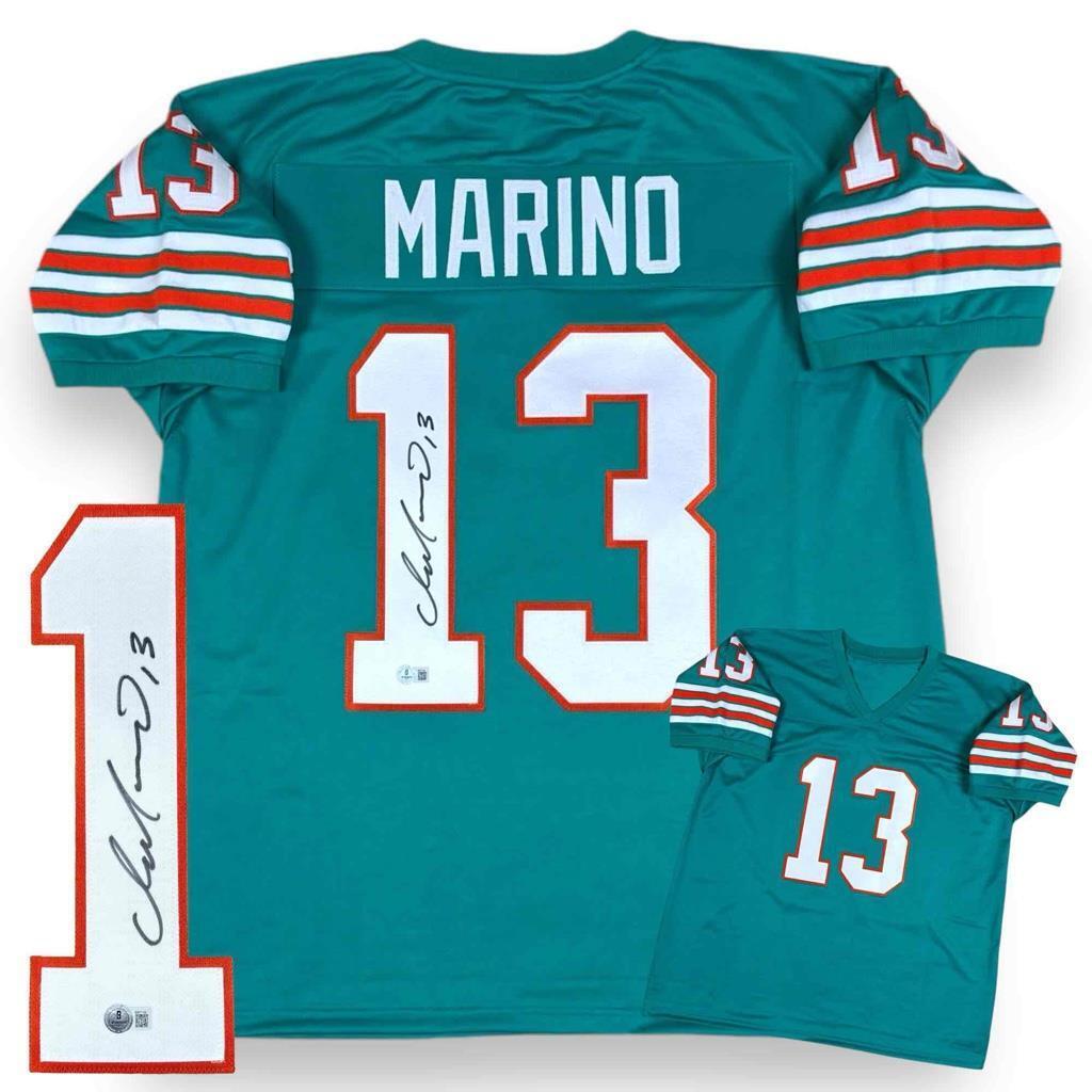 Dan Marino Autographed Signed Jersey - Aqua - Beckett Authenticated