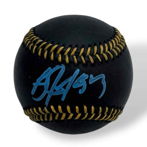 Bo Jackson Autographed SIGNED Black Baseball with Display Case - Blue - Beckett