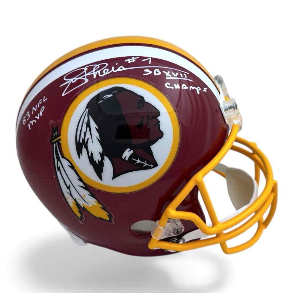 Joe Theismann Autographed Washington Redskins F/S VSR4 Replica Helmet - PSA