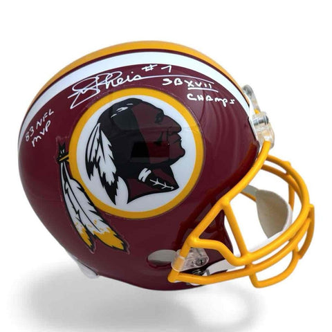 Joe Theismann Autographed Washington Redskins F/S VSR4 Replica Helmet - PSA