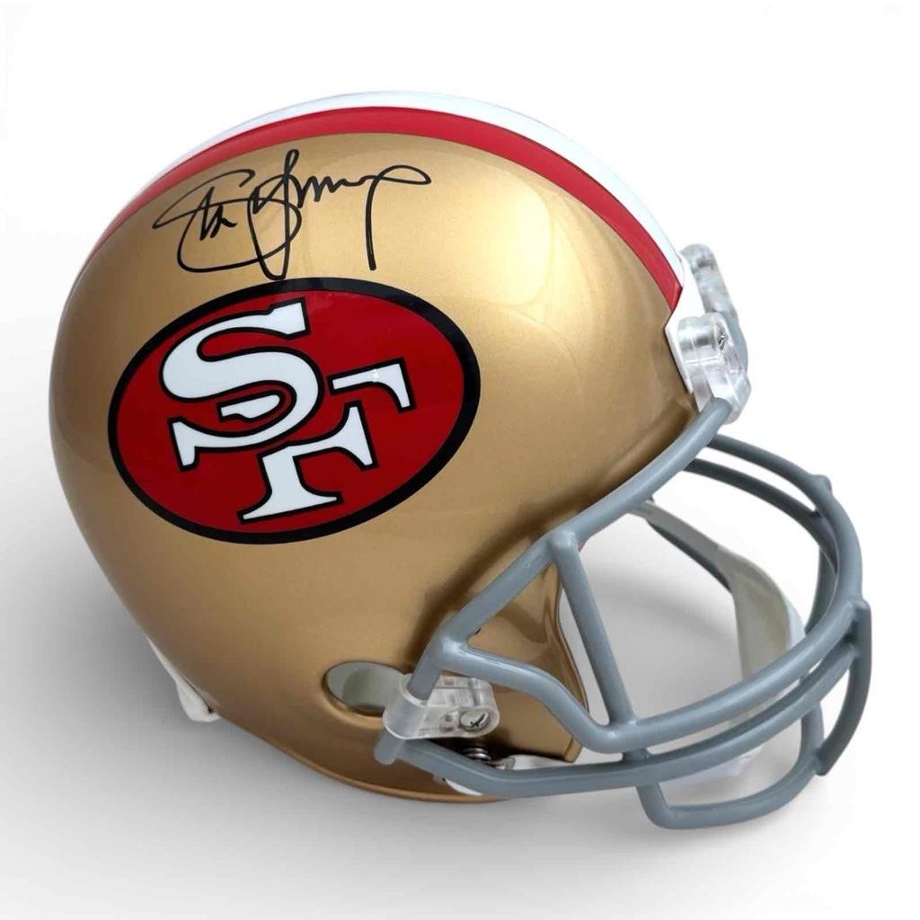 Steve Young Autographed San Francisco 49ers F/S VSR4 Replica Helmet - Beckett