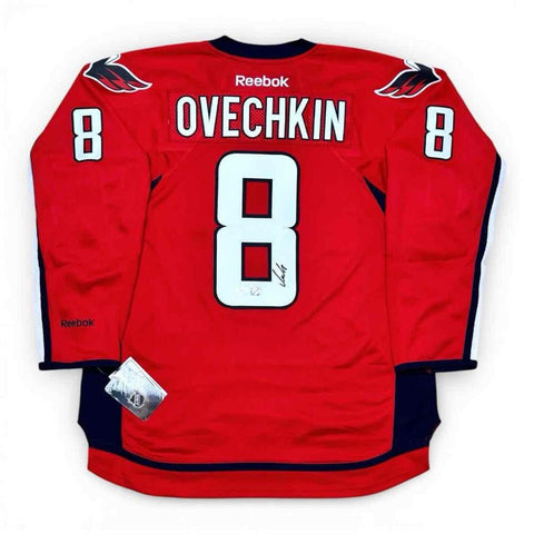 Alexander Ovechkin Autographed Reebok Washington Capitals Jersey - JSA Cert