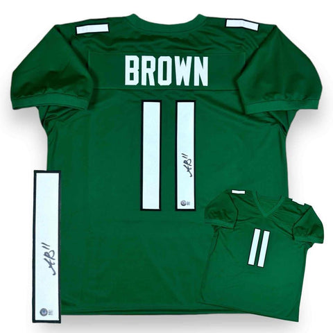 AJ Brown Autographed Signed Jersey - Kelly Green - Beckett Authenticated