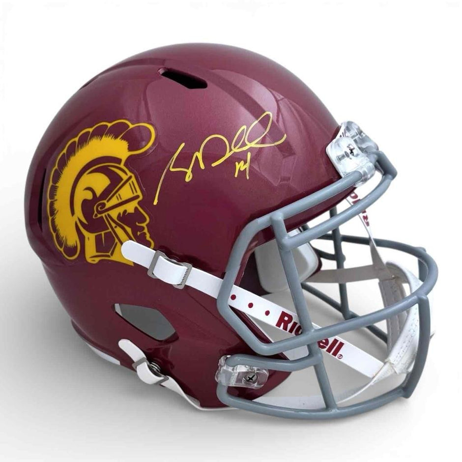 authentic usc football helmet Sam Darnold Autographed USC Trojans Speed Full Size Replica Helmet