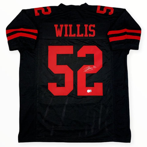 Patrick Willis Autographed Signed Jersey - Black - Beckett Authentic