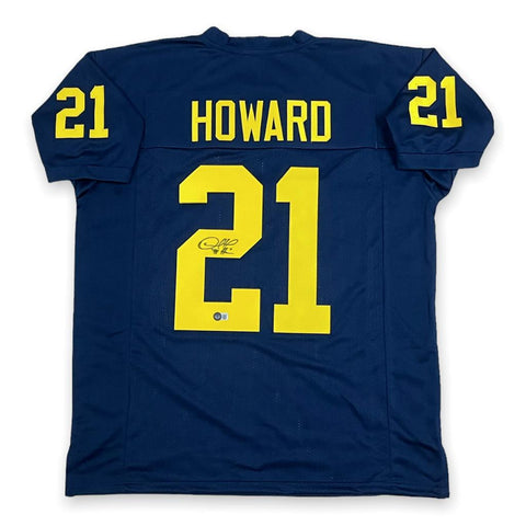 Desmond Howard Autographed Signed Jersey with Heisman 91 - Beckett Authentic