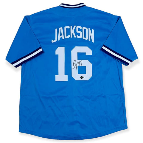 Bo Jackson Autographed Signed Baseball Jersey - Beckett Authentic