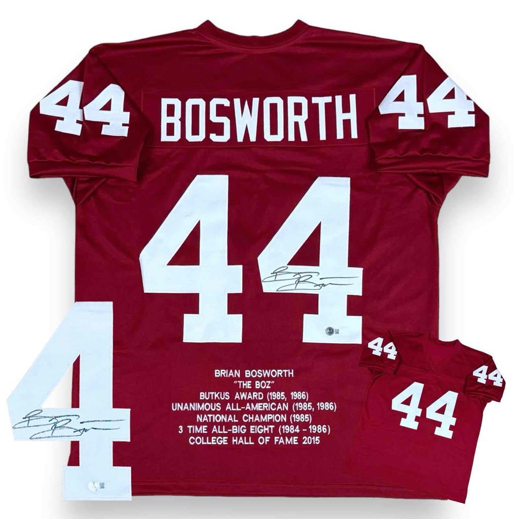 Brian Bosworth Autographed Signed Jersey - Beckett Authenticated