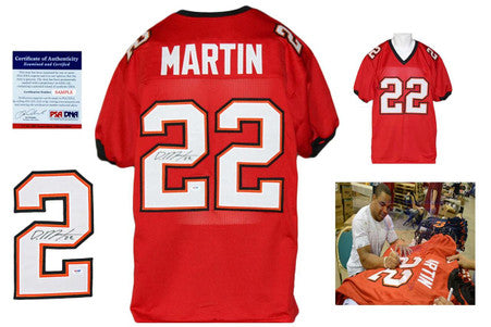 Doug Martin Signed Jersey - PSA DNA - Tampa Bay Buccaneers Autographed