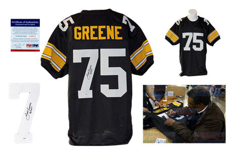 Joe Greene Autographed Jersey - JSA Witnessed - Black