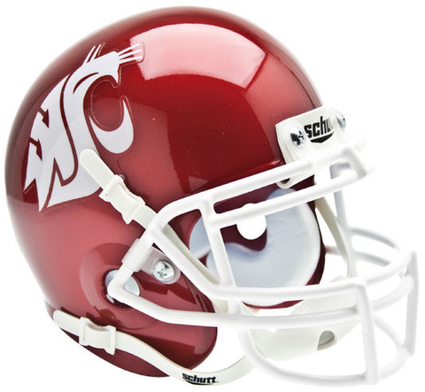 Washington State Cougars Mini Authentic Schutt Helmet