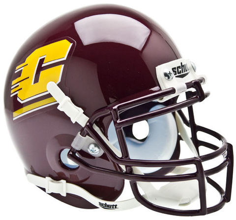 Central Michigan Chippewas Mini Authentic Schutt Helmet