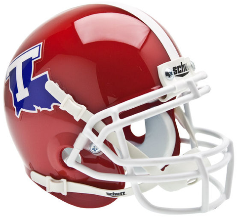 Louisiana Tech Bulldogs Mini Authentic Schutt Helmet