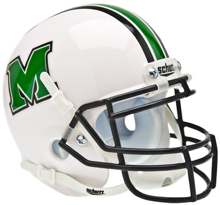 Marshall Thundering Herd Mini Authentic Schutt Helmet