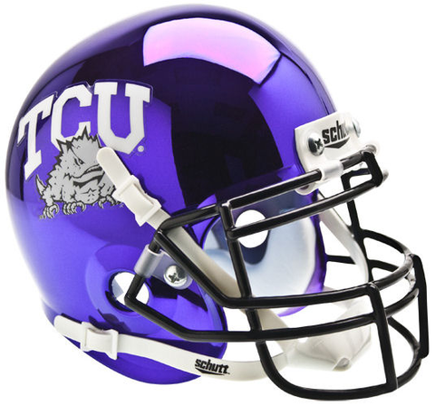 TCU Horned Frogs Chrome Mini Authentic Schutt