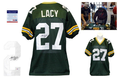 Eddie Lacy Autographed Signed Jersey - Green - PSA DNA