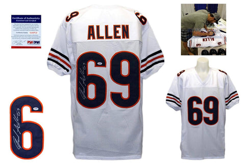 Jared Allen Signed Jersey - PSA DNA - Chicago Bears Autographed - White