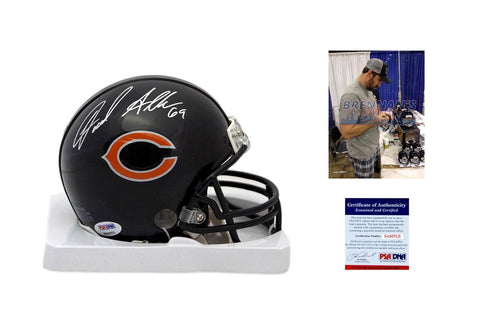 Jared Allen Signed Chicago Bears Mini Helmet - PSA DNA Authentic Autograph