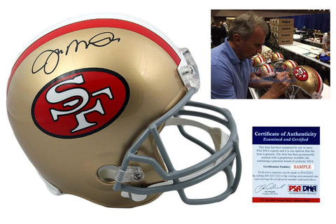 Joe Montana Signed San Francisco 49ers Full Size Helmet - Beckett Authentic