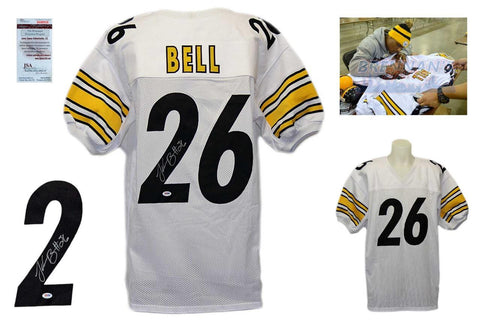 LeVeon Bell Signed Jersey - JSA Witnessed - Pittsburgh Steelers Autographed - WHT