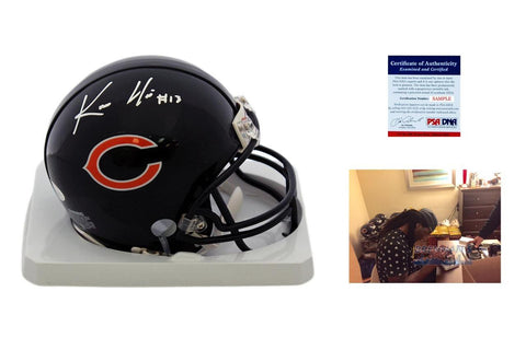 Kevin White Signed Chicago Bears Mini Helmet - JSA Witness