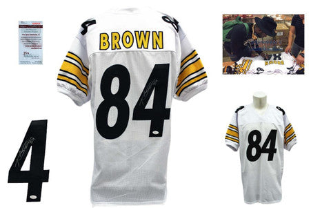 Antonio Brown Signed Jersey - JSA Witness - Pittsburgh Steelers Autographed - White