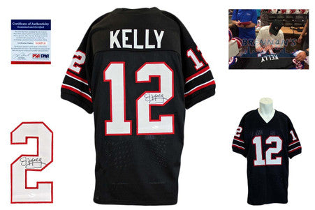 Jim Kelly Signed Jersey - PSA DNA - Houston Gamblers Autographed