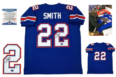 Emmitt Smith Autographed Signed Jersey - Royal