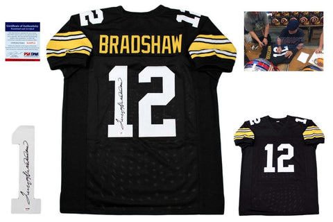 Terry Bradshaw Autographed Signed Jersey - Black - JSA Authentic