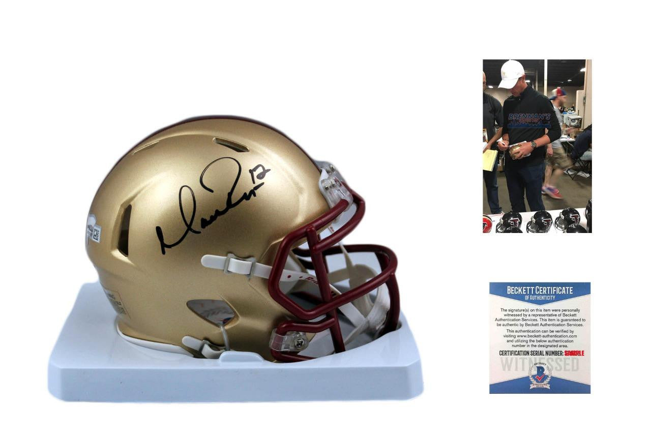 Matt Ryan Autographed Signed Boston College Mini Helmet - Beckett Authentic