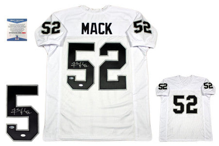 Khalil Mack Autographed Signed Jersey - Beckett - White