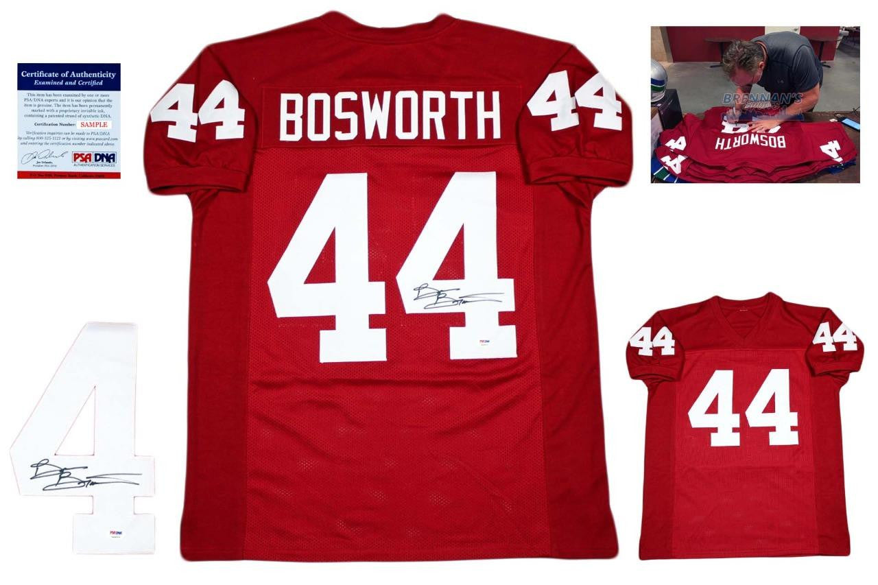 Brian Bosworth Autographed Signed Jersey - Beckett - College