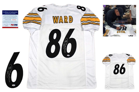 Hines Ward Autographed SIGNED Jersey - PSA - White