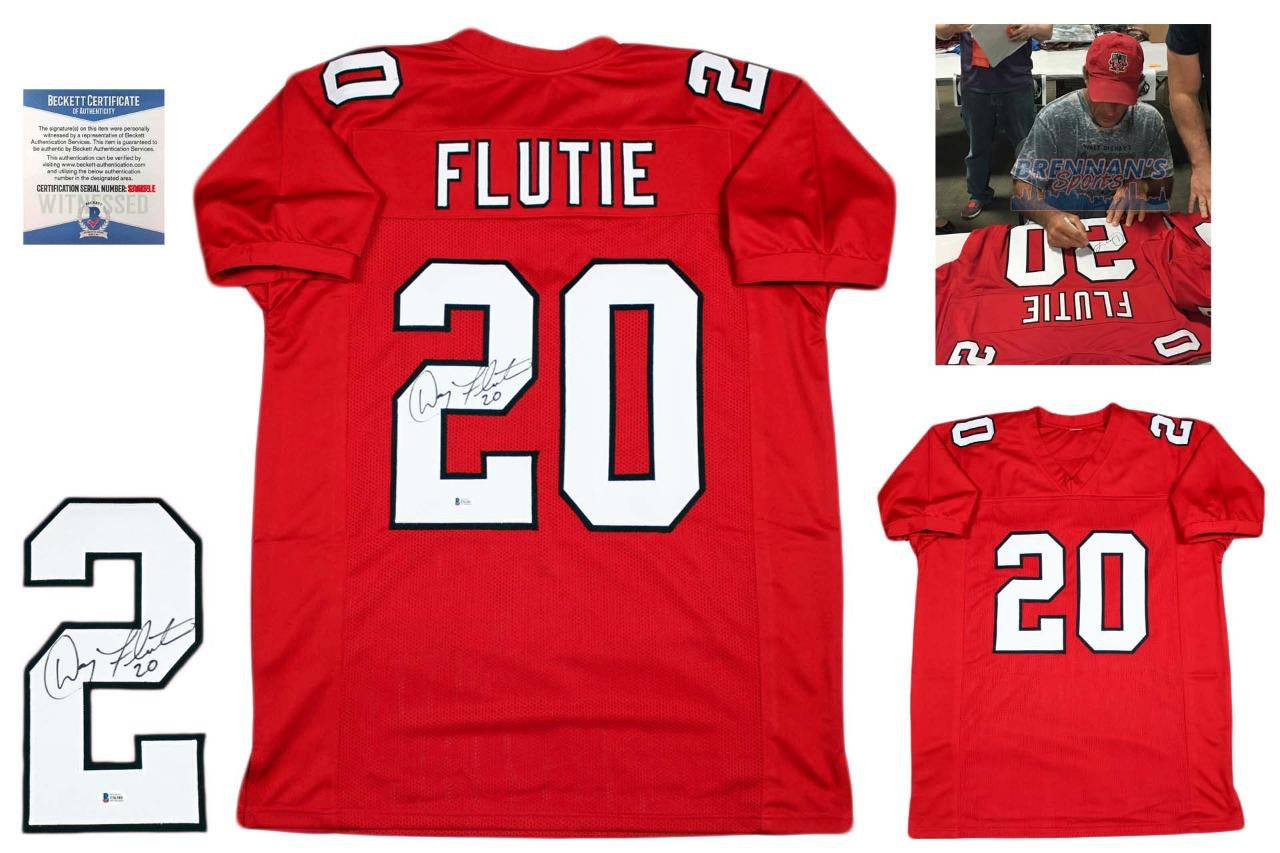 Doug Flutie Autographed Signed Jersey - Red - Beckett Authentic