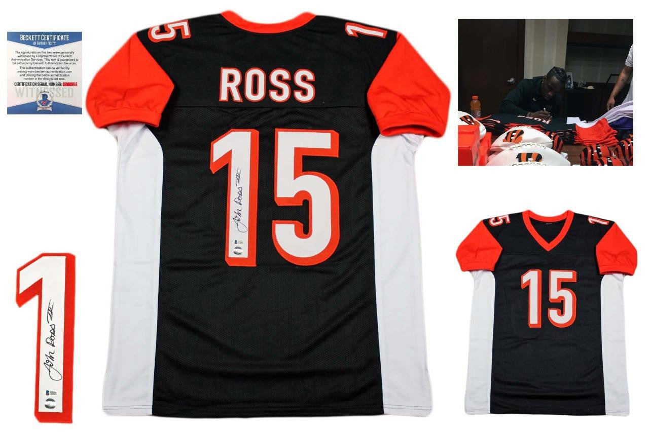 John Ross Autographed Signed Jersey - Beckett Authentic - Black