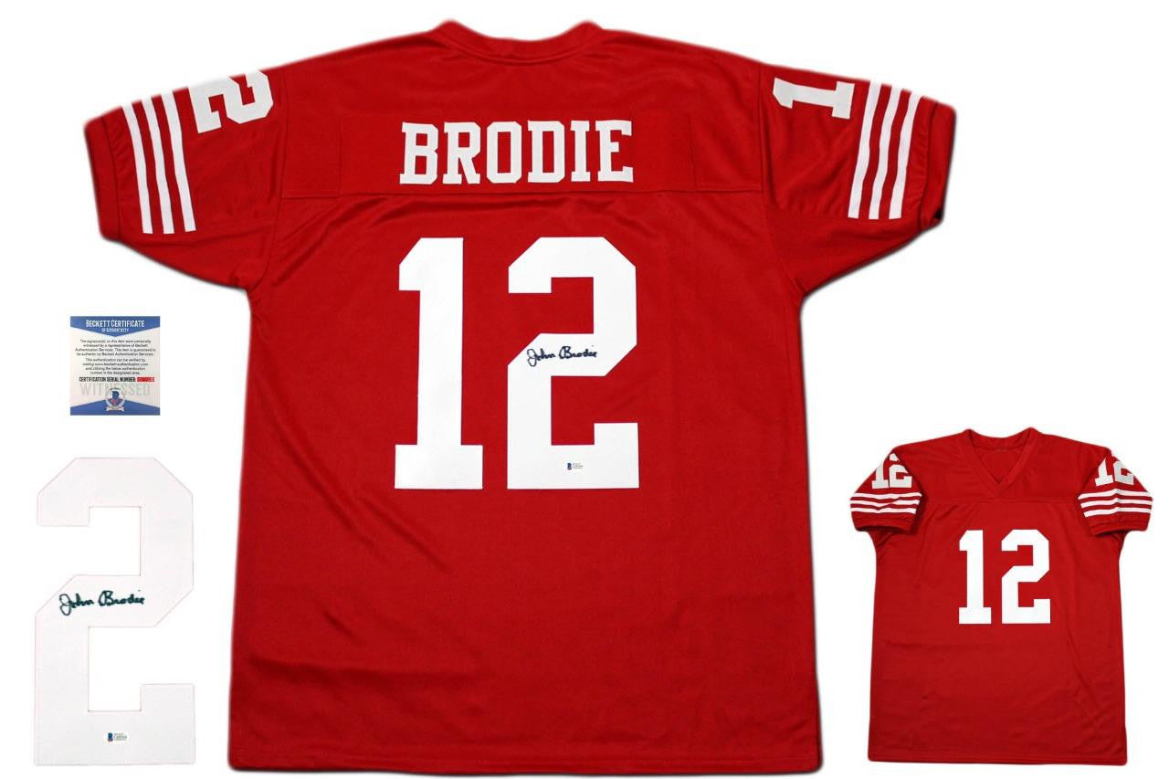 John Brodie Autographed Signed Jersey