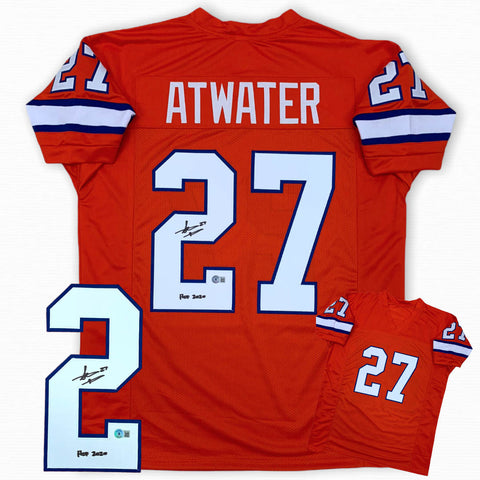 Steve Atwater Autographed Signed Jersey - Orange