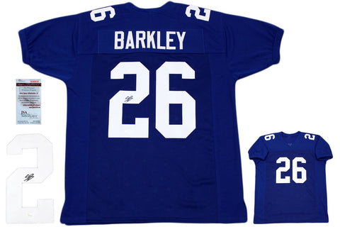 Saquon Barkley Autographed Signed Jersey