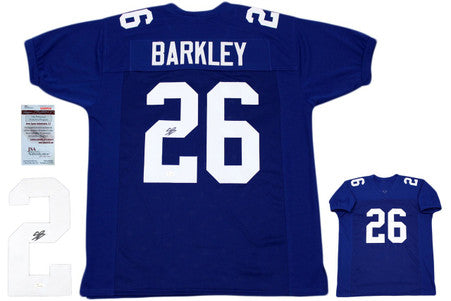 Saquon Barkley Autographed Signed Jersey - JSA Authentic