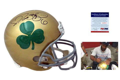 Jerome Bettis Signed Notre Dame Fighting Irish Rep Helmet - PSA Authentic